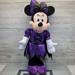 Disney Minnie Mouse Greeter Halloween Plush‎ Standing Doll Vampire Witch Costume